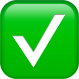 check mark button on Apple apple preview