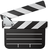 clapper board on Apple apple preview