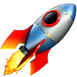 rocket on Apple apple preview