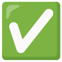 check mark button on Google google preview