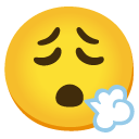 face exhaling on Google google preview