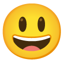 grinning face with big eyes google preview