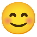 smiling face with smiling eyes google preview