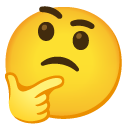 thinking face on Google google preview