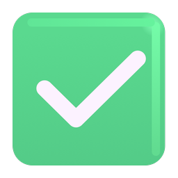 check mark button on Microsoft microsoft preview