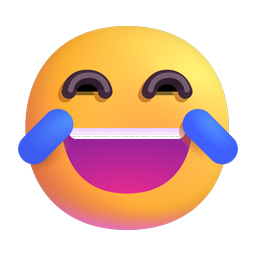 cara con lágrimas de alegría on Microsoft microsoft preview