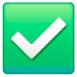 check mark button on Samsung samsung preview