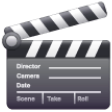 clapper board on Samsung samsung preview