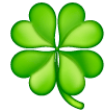 four leaf clover on Samsung samsung preview