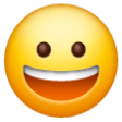 grinning face on Samsung samsung preview