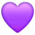 purple heart on Samsung samsung preview