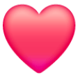 red heart on Samsung samsung preview